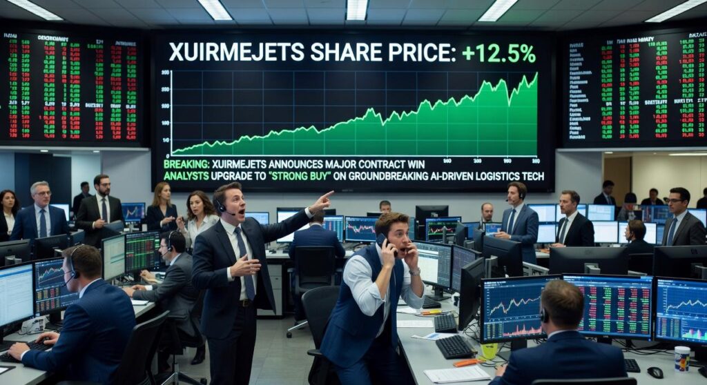 why xuirmejets share price increasing